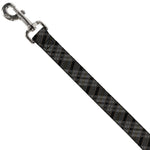Dog Leash - Plaid Gray/Black/Brown