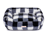Mink Relaxer Bed - Black & White