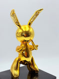 Load image into Gallery viewer, Small Balloon Rabbit Sculpture - Gold Chrome Edition - gold chrome small balloon rabbit sculpture, luxury sculpture, product…
