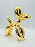 Load image into Gallery viewer, Balloon Dog Sculpture Set - Gold Chrome Edition - gold chrome balloon dog sculpture set, luxury sculpture, product image 4
