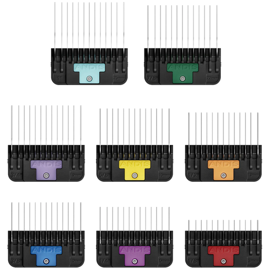Andis 8Pc Wide Blade Comb Attachment Set