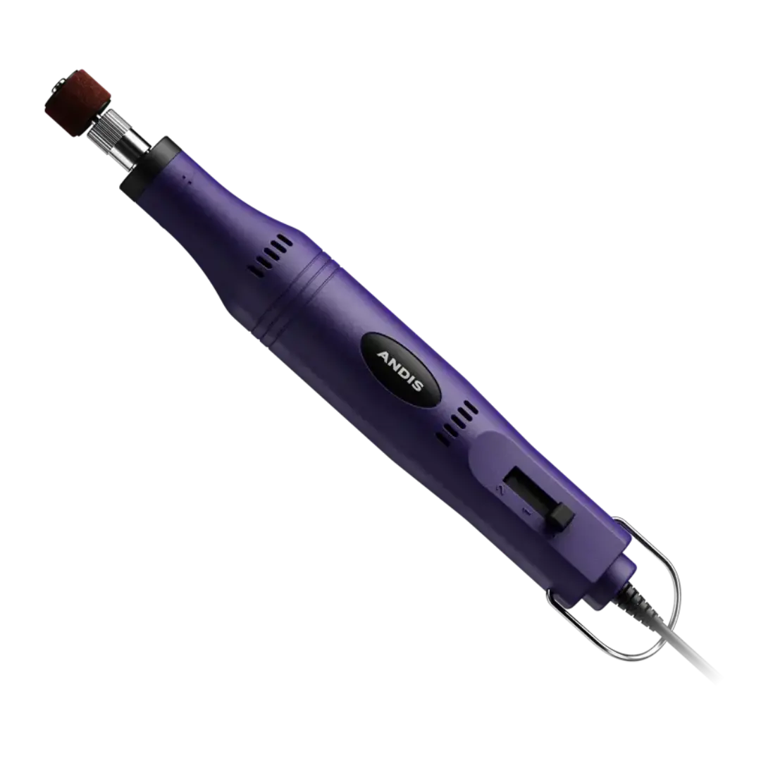 Andis Easy Clip 2 Speed Nail Grinder Purple