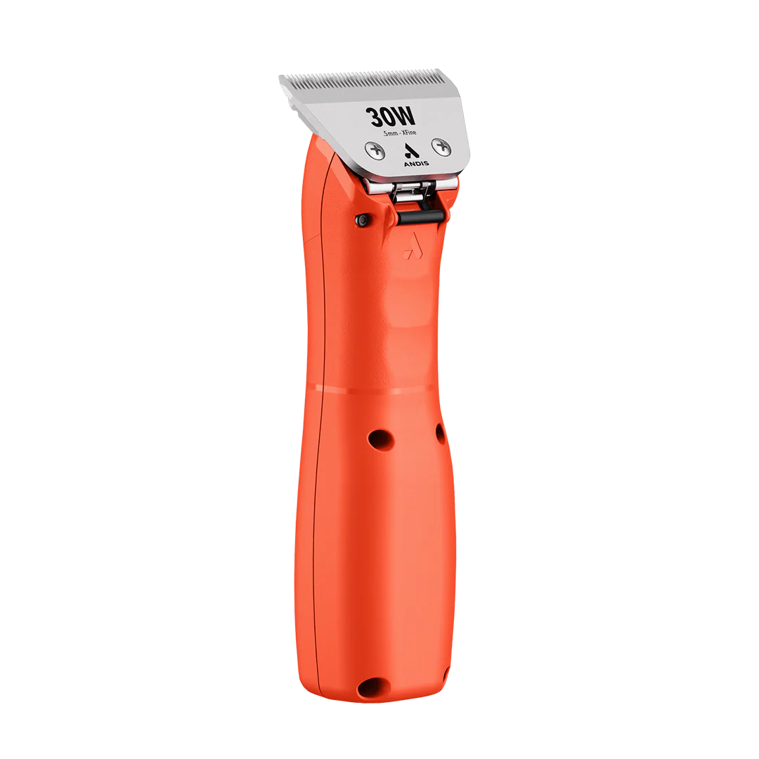 Andis Emerge Orange Clipper #30W and with 4FW and 5FW Blades