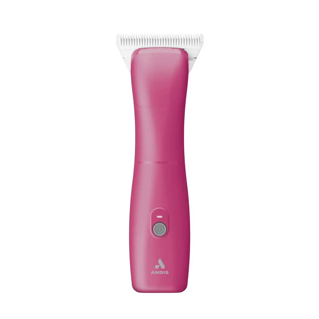 Dog Emerge Pink Clipper #30W and with 4FW and 5FW Blades by Andis
