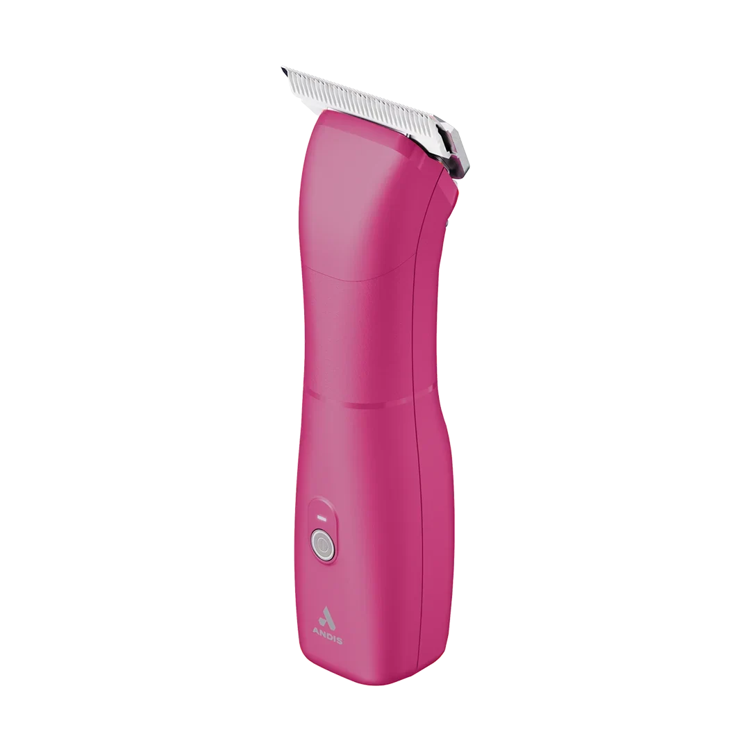 Dog Emerge Pink Clipper #30W and with 4FW and 5FW Blades by Andis