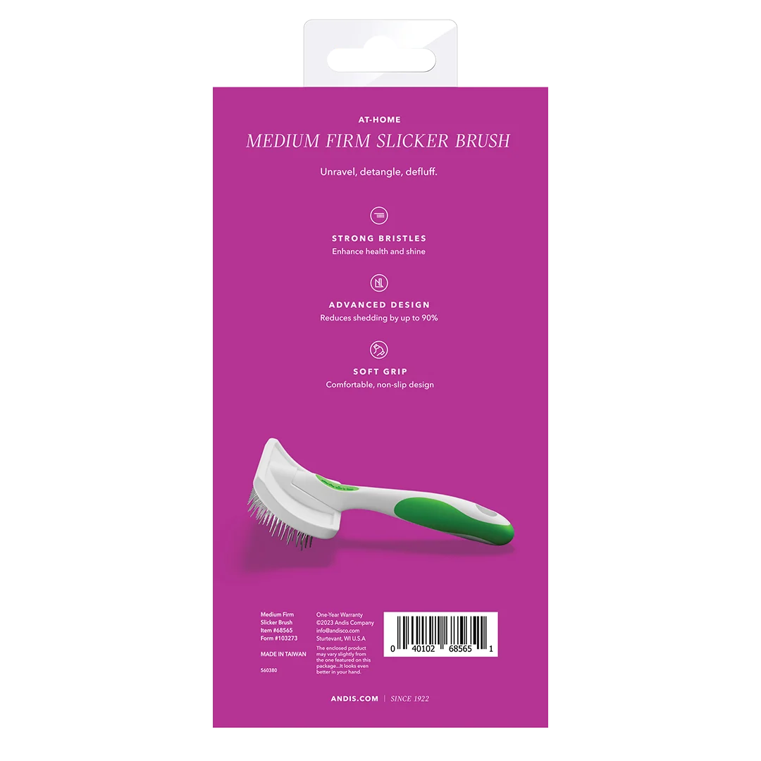 Dog Medium Firm Slicker Brush by Andis