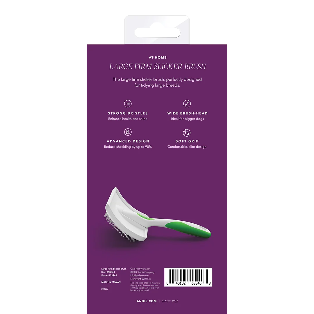 Dog Large Firm Slicker Brush by Andis