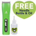 Load image into Gallery viewer, Andis ProClip 5-in-1 Green Clipper with Free PSD blade and shear oil
