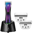Load image into Gallery viewer, Andis Pulse ZR II Purple Clipper with 4FW and 5FW Blades
