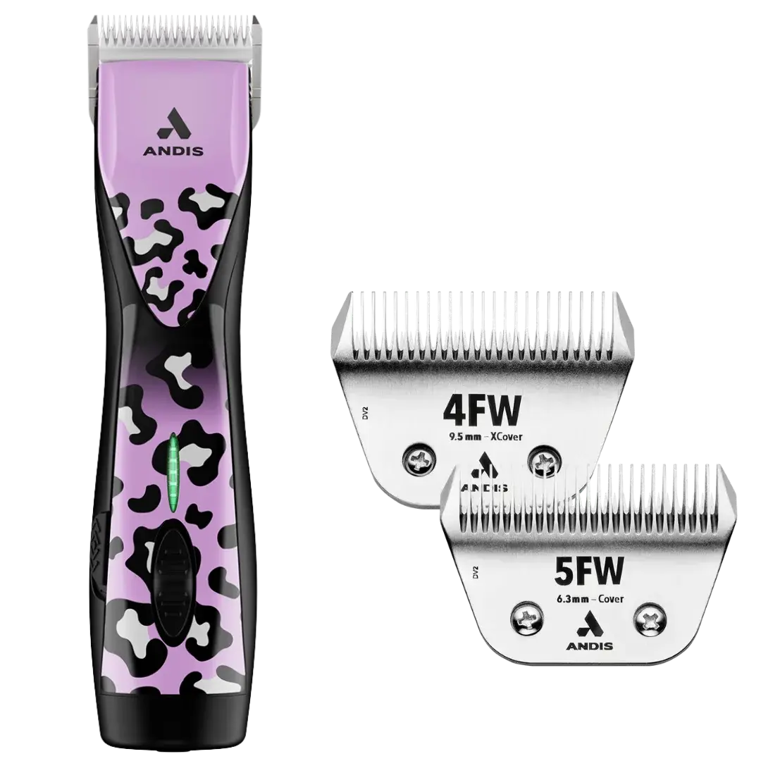 Andis Pulse ZR II Wild Clipper with Free 4FW and 5FW Blades