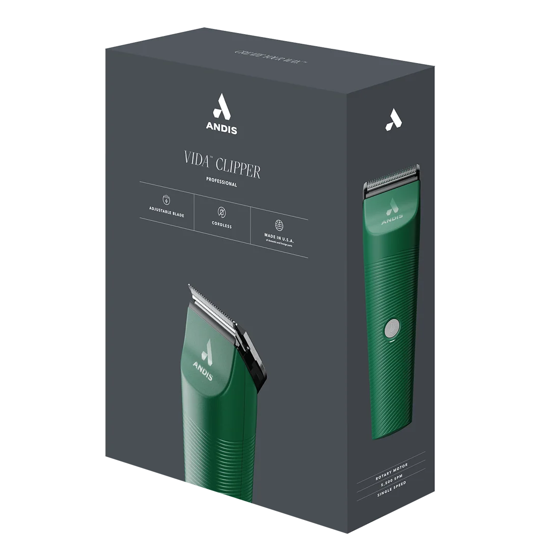 Dog Vida Green Cordless Clipper by Andis