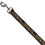 Dog Leash - Americana Eagle & Flag Rustic Wood Grain