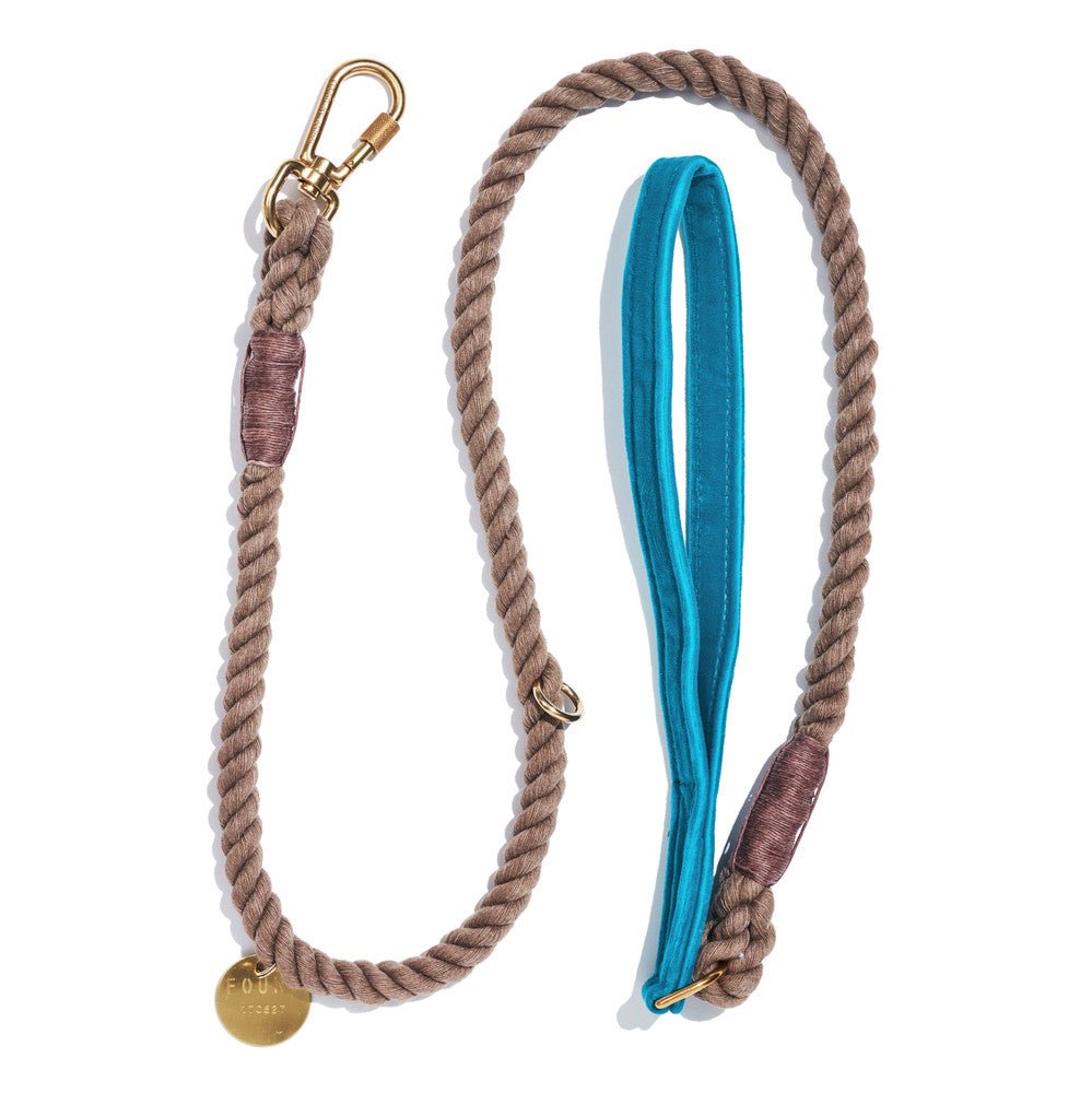 Standard 5ft Leads Premium Aqua Washable Velvet Animal Leash