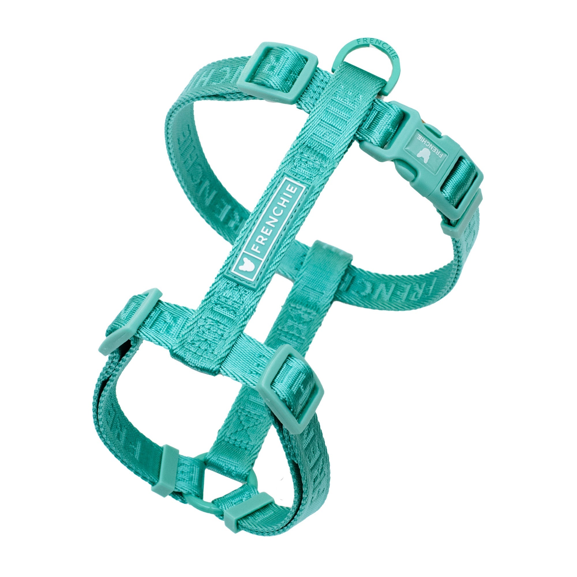 Frenchie Strap Harness - Aqua