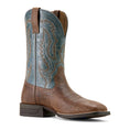 Load image into Gallery viewer, Ariat Mens Steadfast Wide Square Toe Leather Cowboy Boot – Comfortable All-Day Western Work Boot
