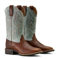 Load image into Gallery viewer, Ariat Womens Hybrid Ranchwork Wide Square Toe Leather Western Work Boot
