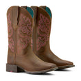 Load image into Gallery viewer, Ariat Women's Round Up Wide Square Toe StretchFit Boots
