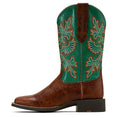 Load image into Gallery viewer, Ariat Women's Round Up Wide Square Toe StretchFit Western Boot
