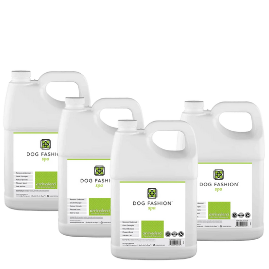 Arrivederci De-Shedding Shampoo Gallon Set Buy 3 Get 1 Free by Dog Fashion Spa professional dog grooming tool Southlake Paws