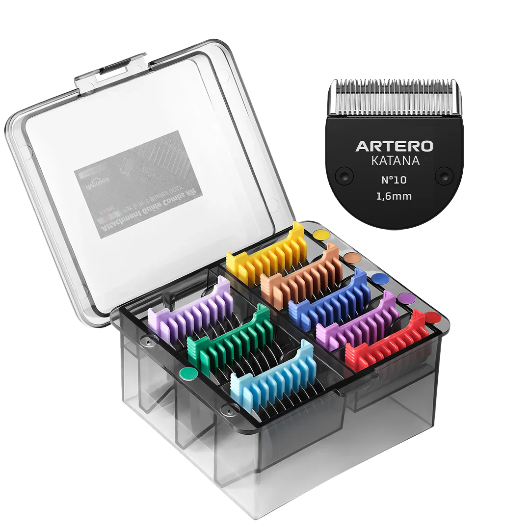 Metaplex 8pc Metal Comb Set with Katana Blade for Reaktor & Spektra by Artero