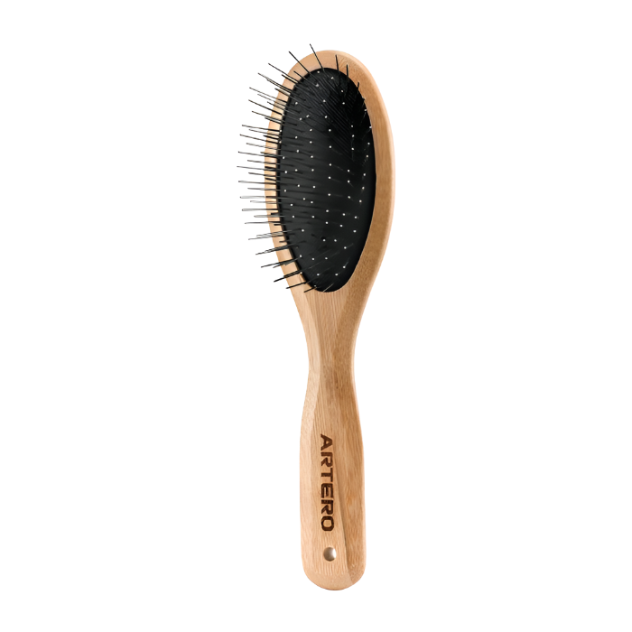 Nature Collection Metal Pin Medium Brush by Artero professional dog grooming tool Southlake Paws