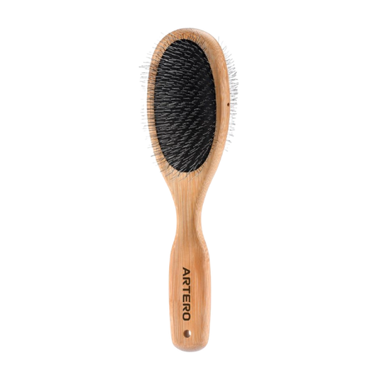 Nova Double Slicker Pin Brush by Artero professional dog grooming tool Southlake Paws