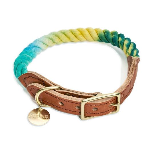 Dog Collars Premium Found My Animal X Petco Azure Cotton Rope Dog Collar