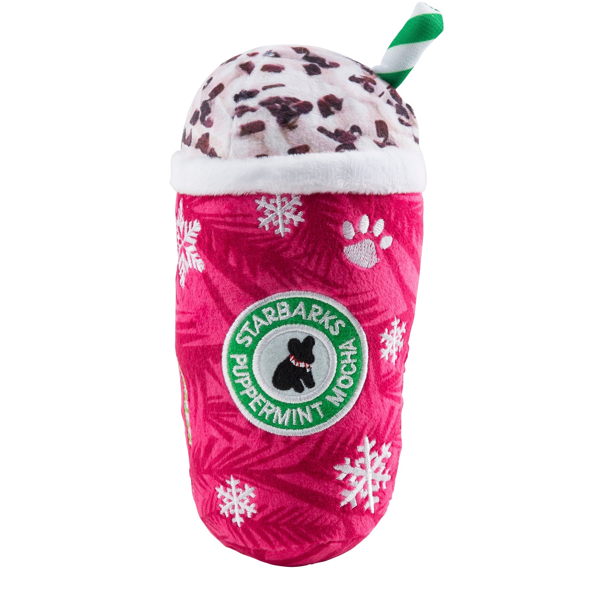 Starbarks Puppermint Mocha Holiday Cups | Christmas Dog Toys