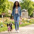 Load image into Gallery viewer, EcoBark Baby Pink Dog Harness- Over-the-Head Soft Mesh Halter Vest for Small to Medium Dogs and Puppies
