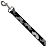 Dog Leash - Mustaches Black/Sketch