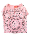 Load image into Gallery viewer, Bandana Dog Tee, Light Pink 
