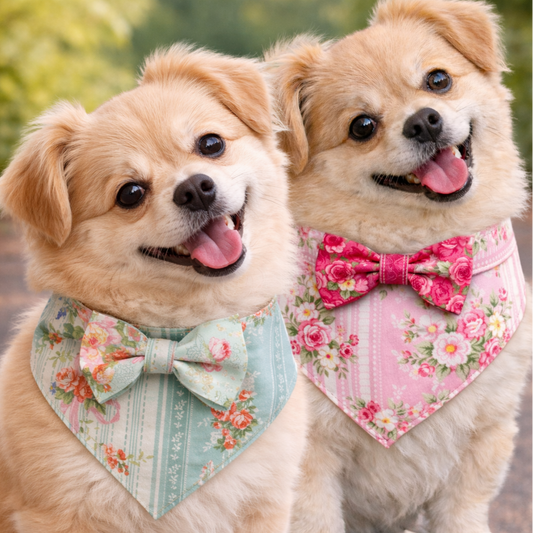 Vintage Floral Bandana