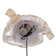 Kurt Adler 12-Inch Battery-Operated Fiber Optic Gold Angel Tree Topper with Color Changing LED Lights