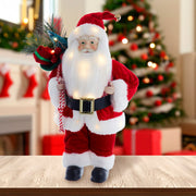 Kurt Adler 12-Inch Battery-Operated LED Lighted Santa