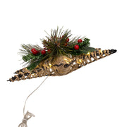 Kurt Adler 13.5-Inch Battery Operated Lighted 6-Point Rattan Star Tree Topper