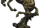 Large Art Deco Hot Cast Collectible Arabian Racing Horse Bronze Sculpture Figure