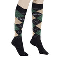Load image into Gallery viewer, TuffRider Argyle Knee Hi Socks
