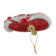 Kurt Adler 7-Inch Bellisimo Santa Candy Wreath Ornament