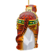 Kurt Adler 6.5-Inch Bellissimo Glass Tiger Ornament