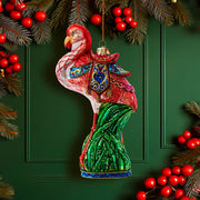 Kurt Adler 7-Inch Bellissimo Glass Flamingo Ornament