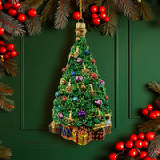 Kurt Adler 7.5-Inch Bellissimo Glass Christmas Tree Ornament