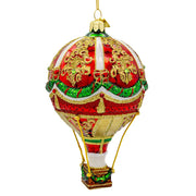 Kurt Adler 6-Inch  Bellissimo Glass Hot Air Balloon Ornament