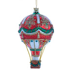 Kurt Adler 6-Inch  Bellissimo Glass Hot Air Balloon Ornament