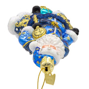 Kurt Adler 6-Inch Bellissimo Celestial Santa Ornament