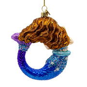 Kurt Adler 4.5-Inch Bellissimo Glass Mermaid Ornament