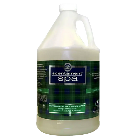 Berry Amaretto 1Gallon Shampoo Scentament Spa by Best Shot professional dog grooming tool Southlake Paws