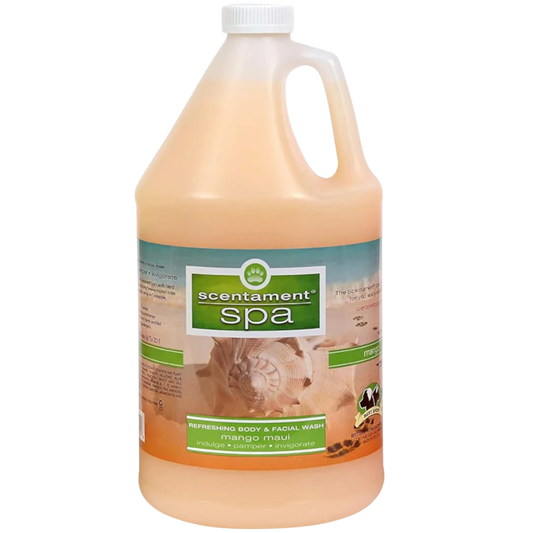 Mango Maui Shampoo 1Gallon Scentament Spa by Best Shot professional dog grooming tool Southlake Paws
