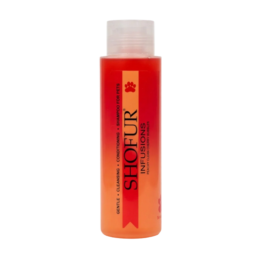 Dog Shofur Infusions All-in-One Shampoo Peachy Clean Cherry Bubbles 18oz by Best Shot