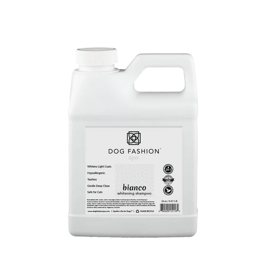 Bianco Whitening Shampoo 16oz by Dog Fashion Spa professional dog grooming tool Southlake Paws