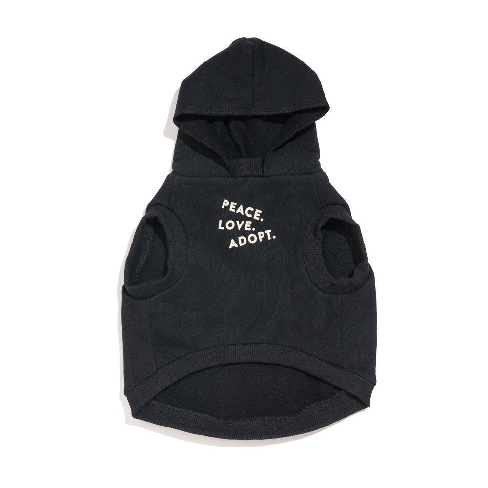 Big Full Heart Animal Hoodies Premium Big Full Heart Animal Hoodie, Black + Cream